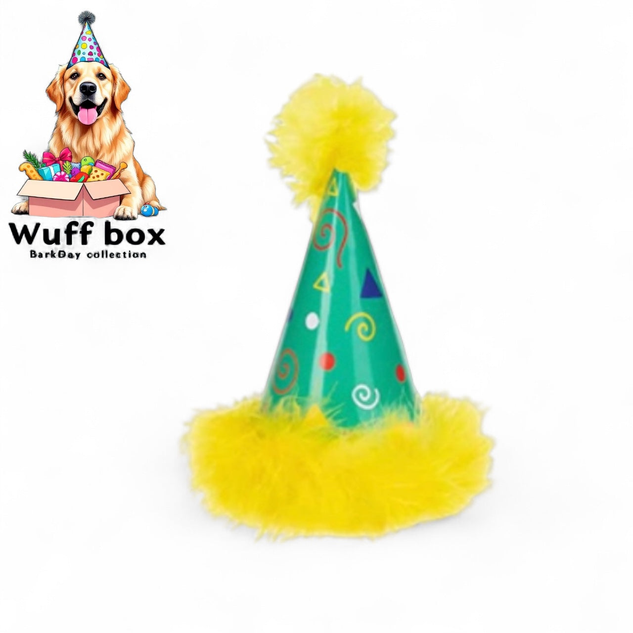 Green & Yellow BarkDay Hat