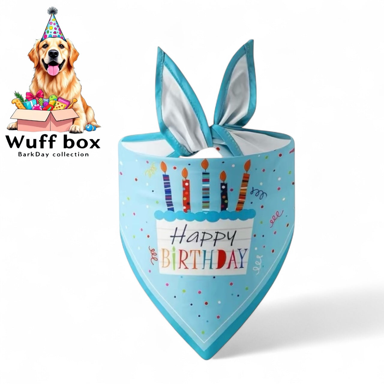 Happy BarkDay Male Bandana