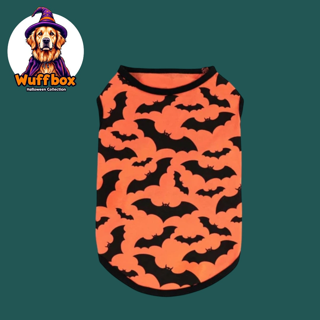 Fitwarm Bat Halloween Print Tank