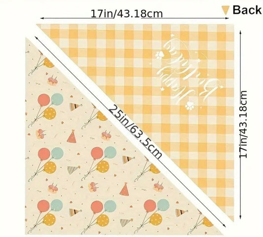 Unisex Reversible BarkDay Bandana