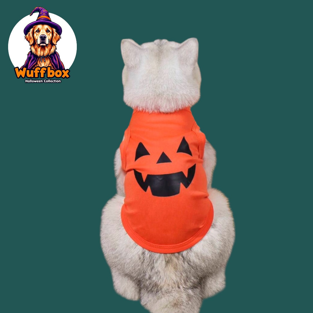 Scary Pumpkin Orange Halloween Tank