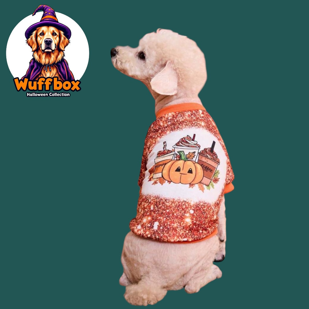 Sparkle Illusion Pumpkin Halloween Tee