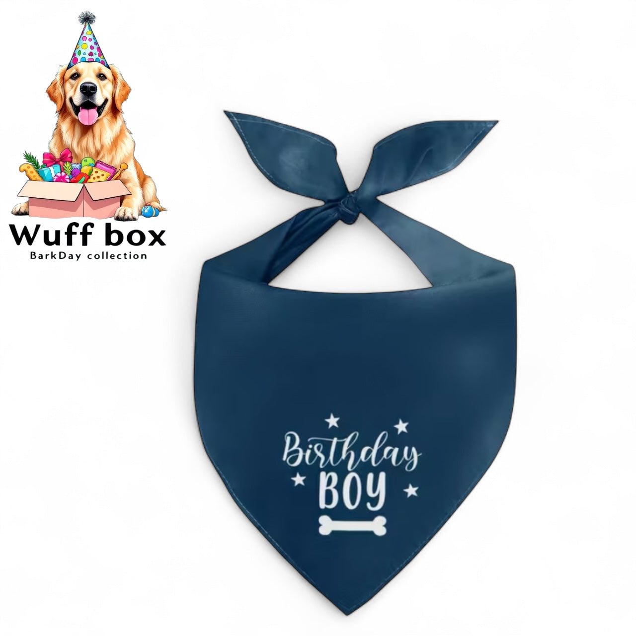 Birthday Boy Print Male Bandana