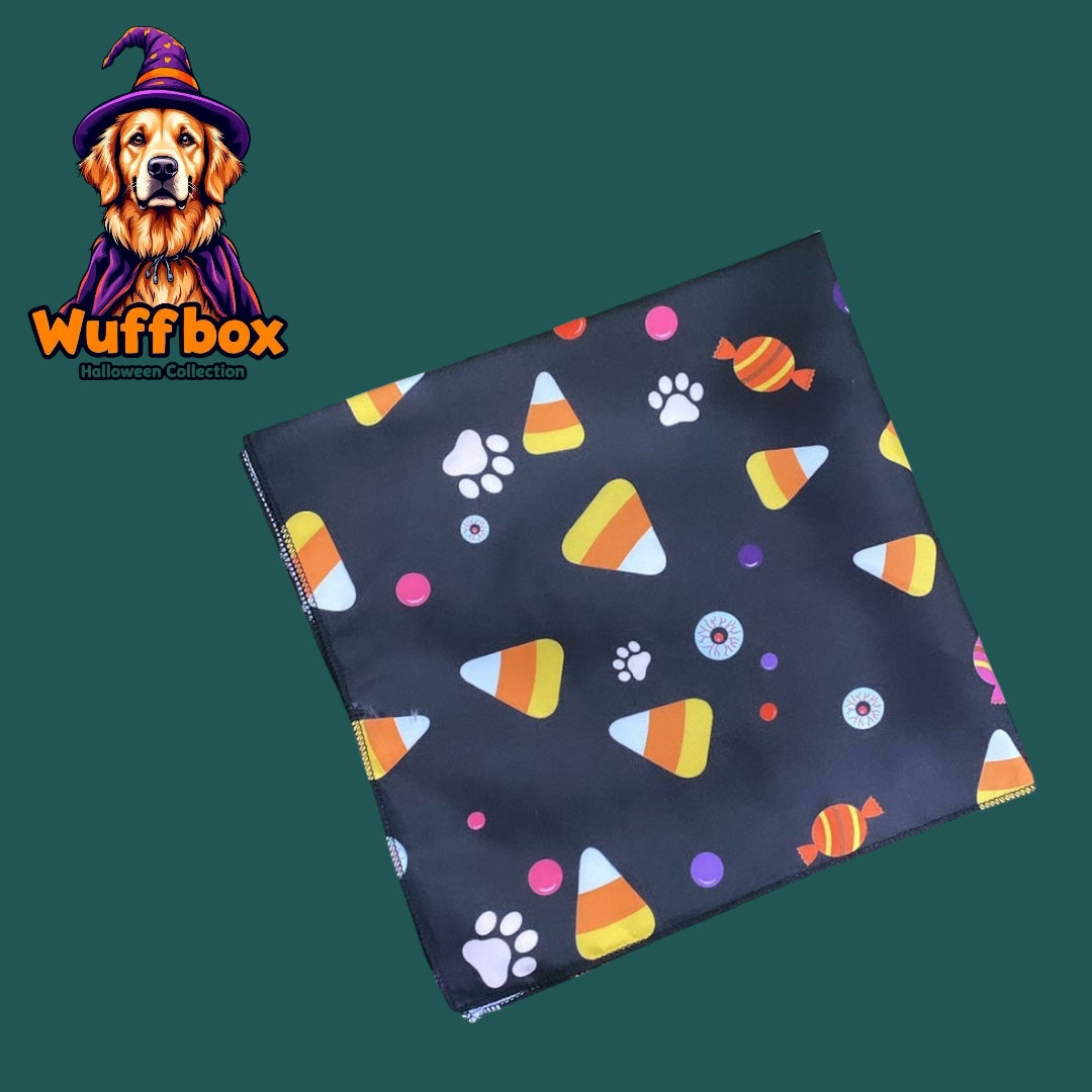 Candy Print Halloween Bandana