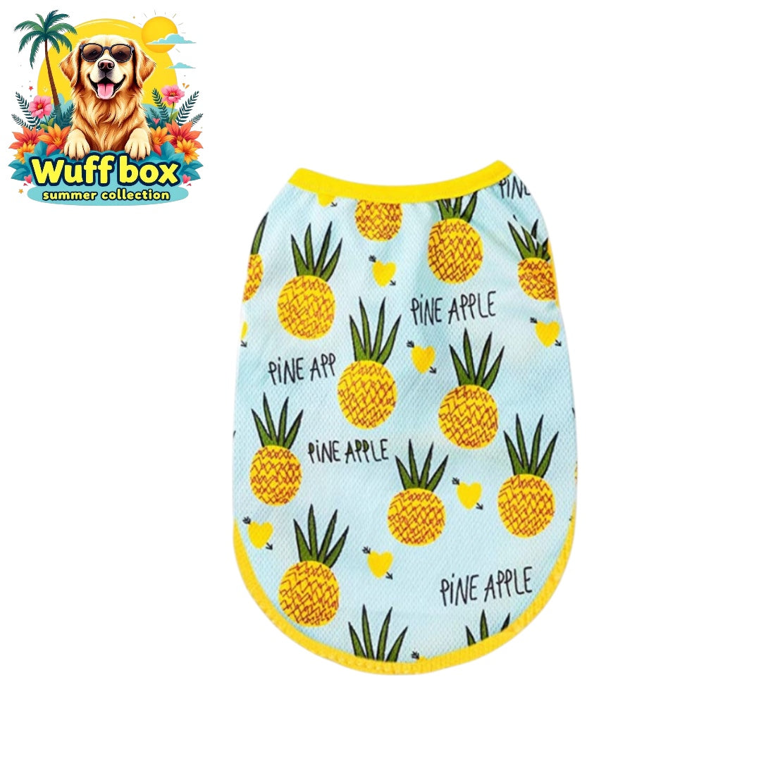 Pineapple Print Summer Tank