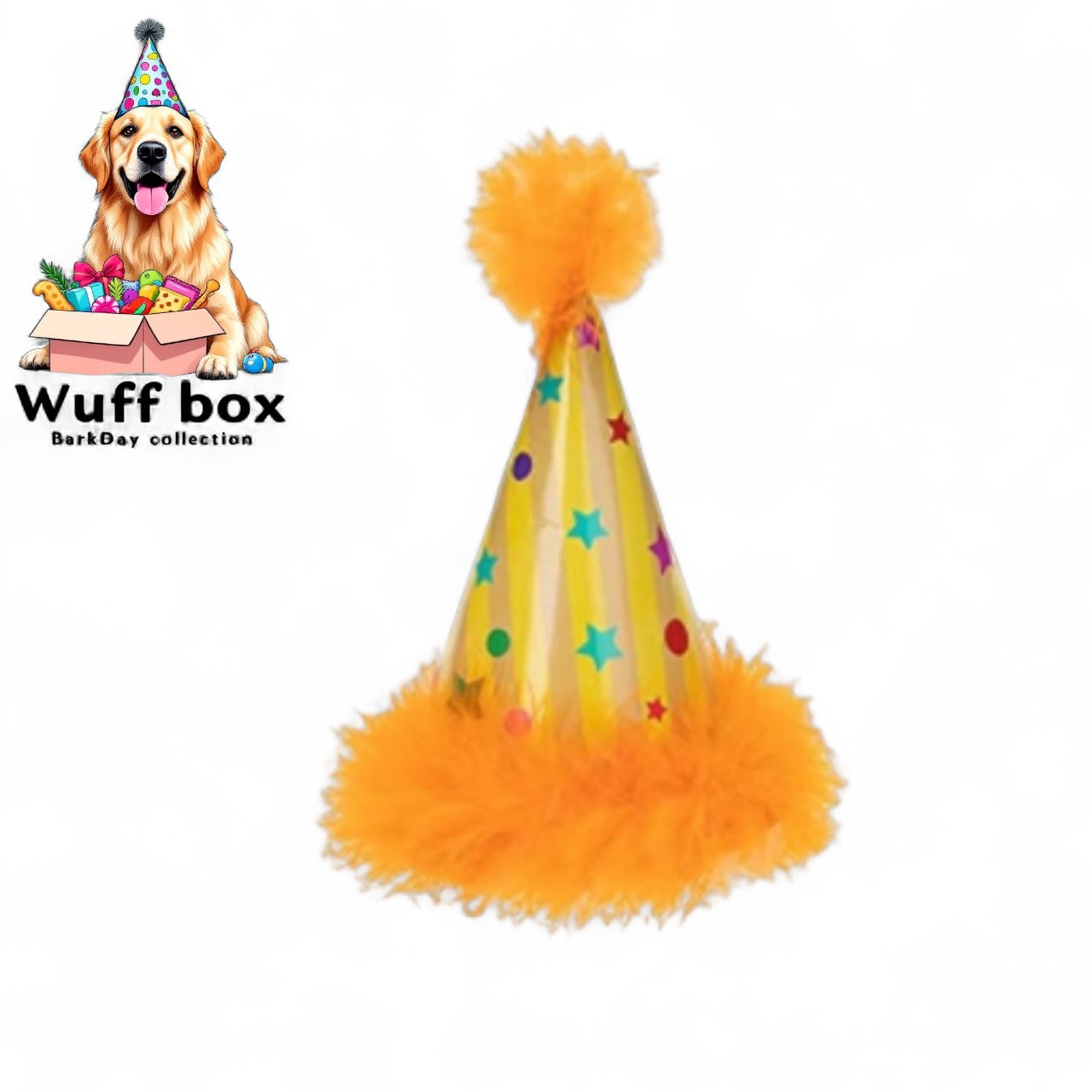 Orange & Yellow Feather Hat