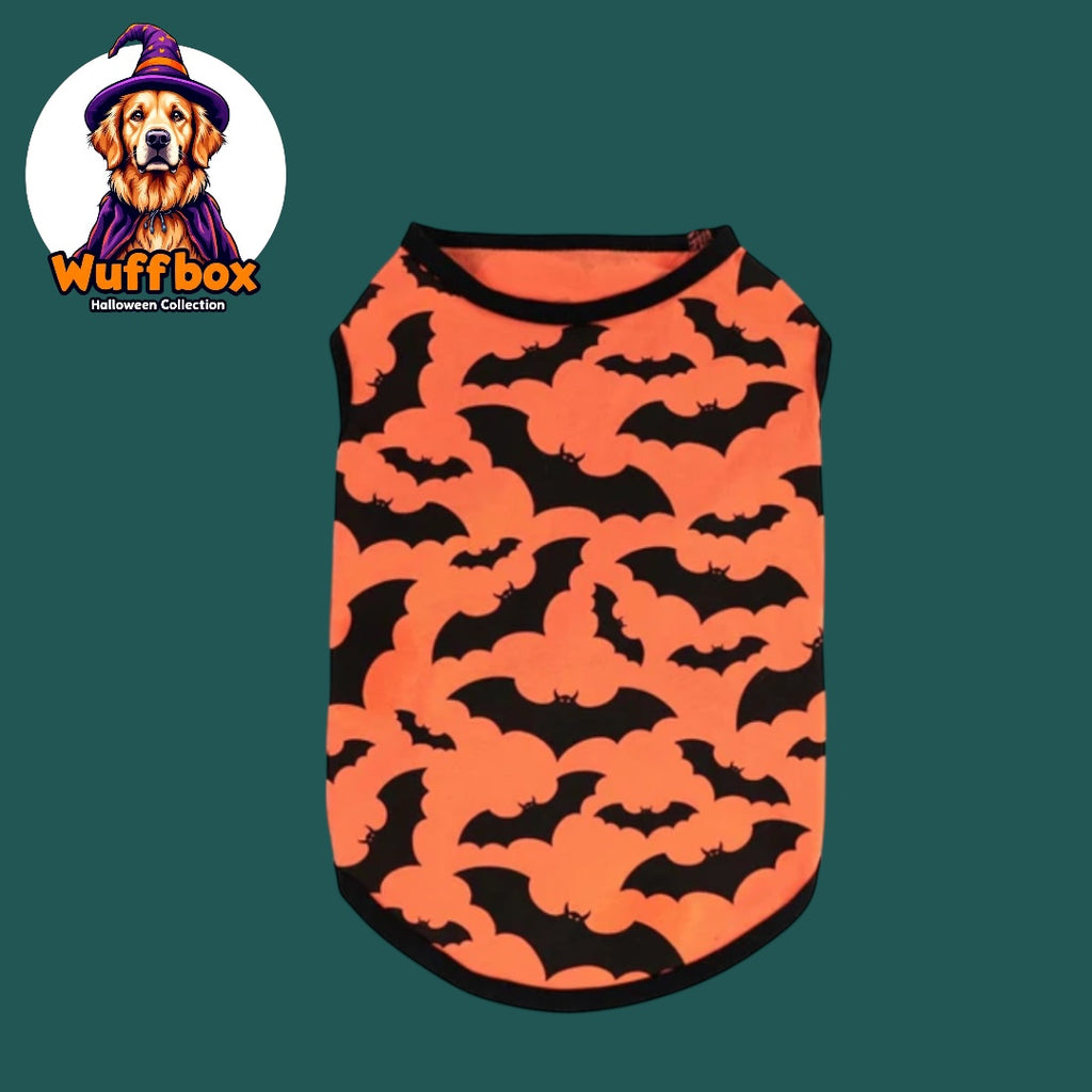 Fitwarm Bat Halloween Print Tank