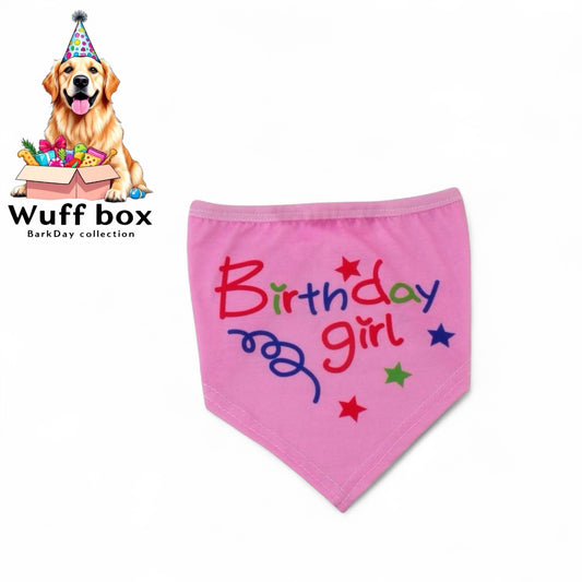 Birthday Girl Pink Bandana