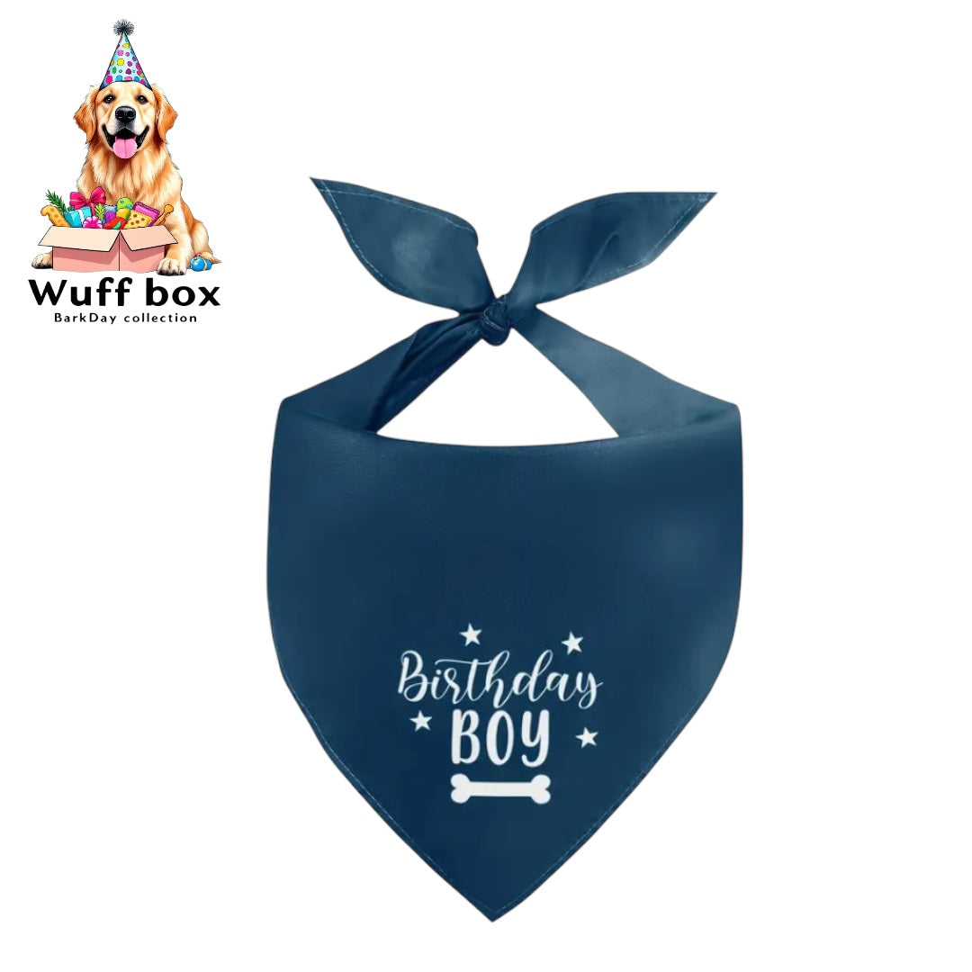 Navy BarkDay Bandana