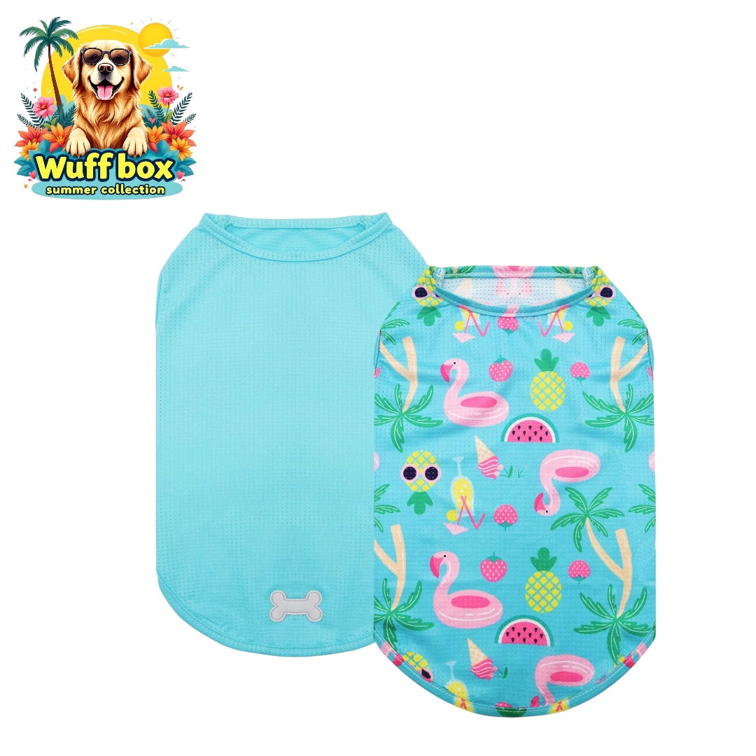 Plain Blue Breathable Tank