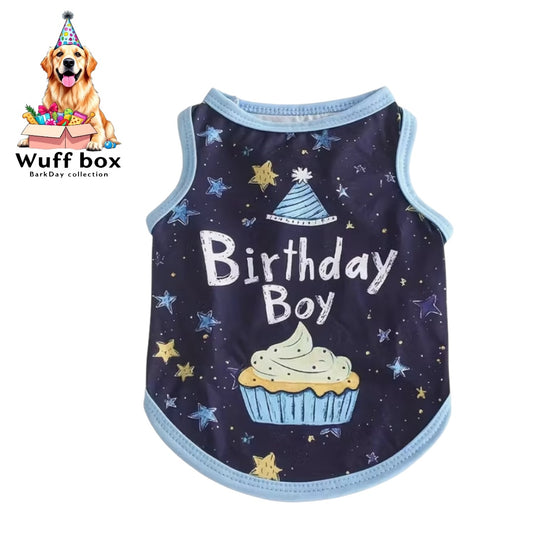 BarkDay Boy Print Tank