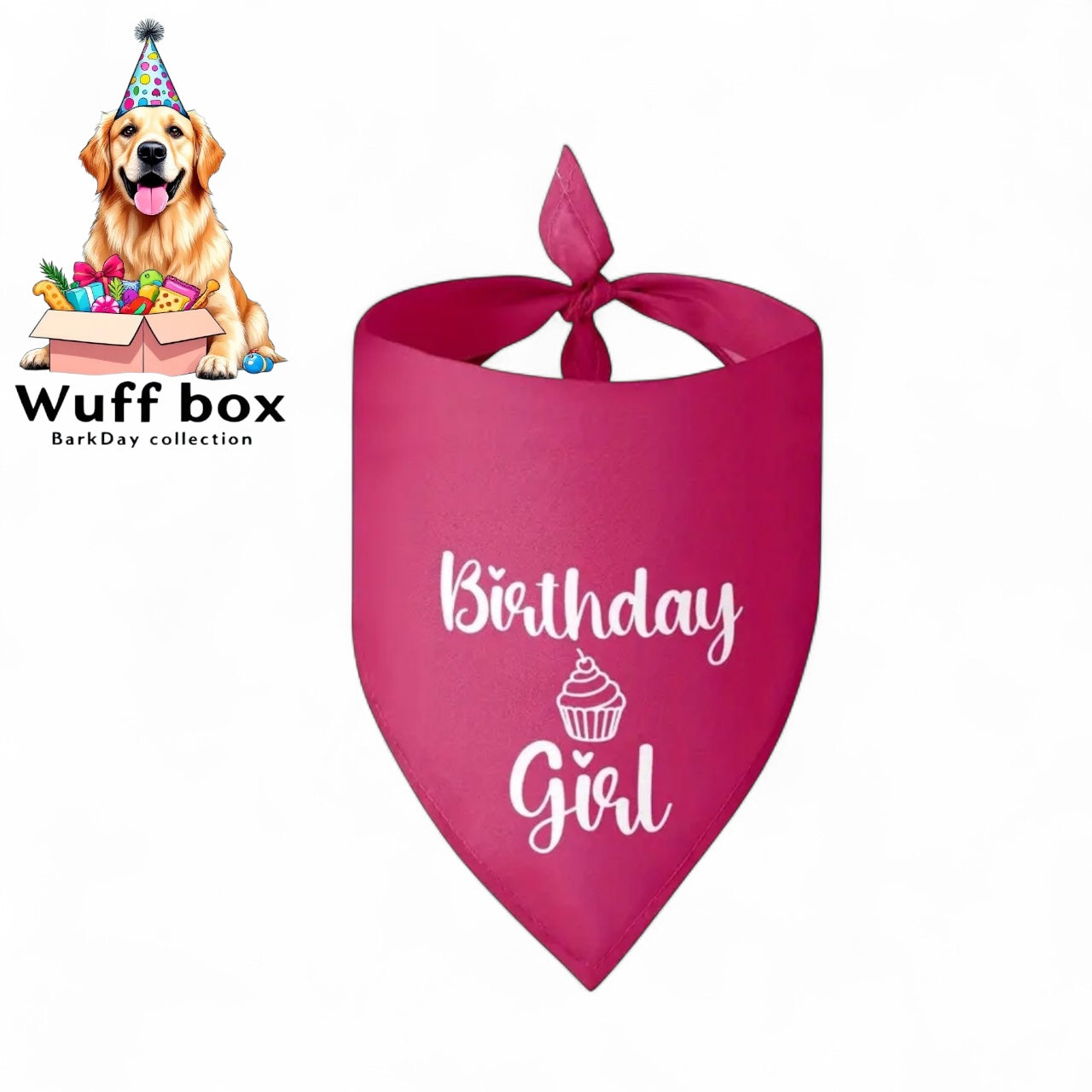 BarkDay Girl Bandana