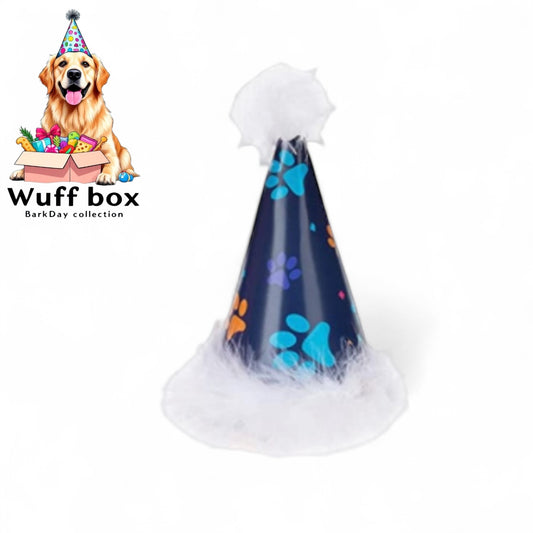 Paw Print Feather BarkDay Hat